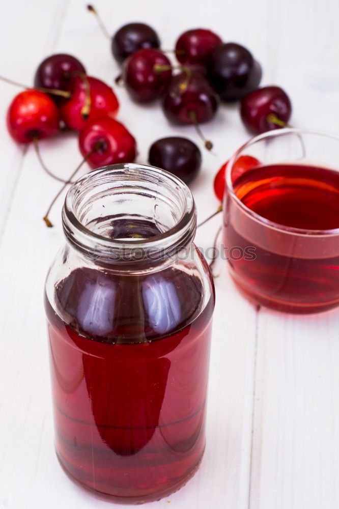 Similar – Image, Stock Photo Currant jam in a preserving jar