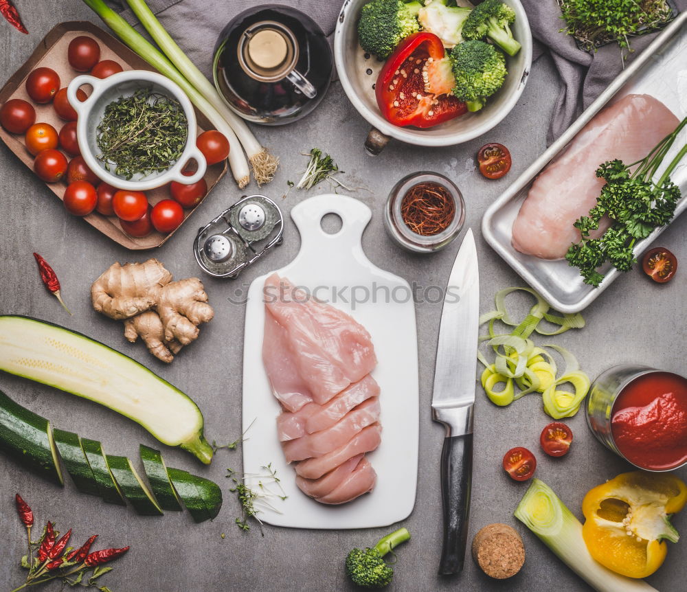 Similar – Image, Stock Photo Raw beef meat raw food