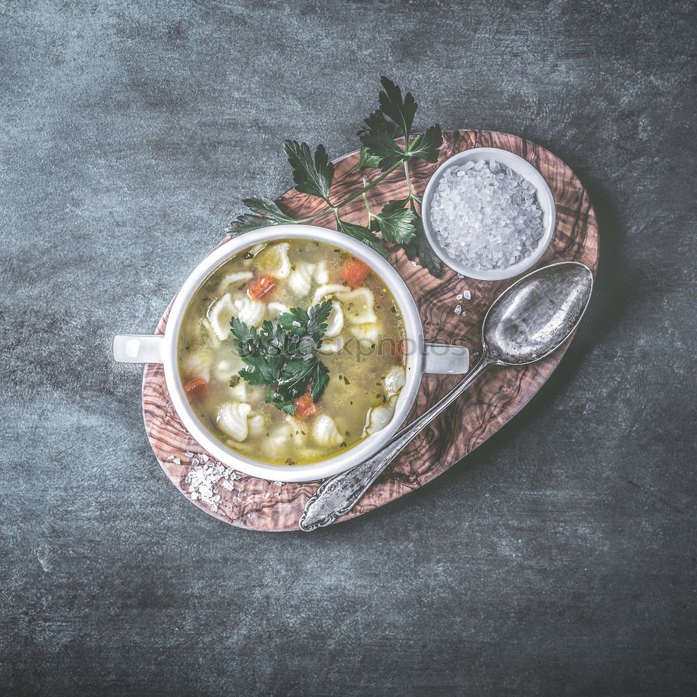 Similar – Image, Stock Photo Cabbage soup in pot Food