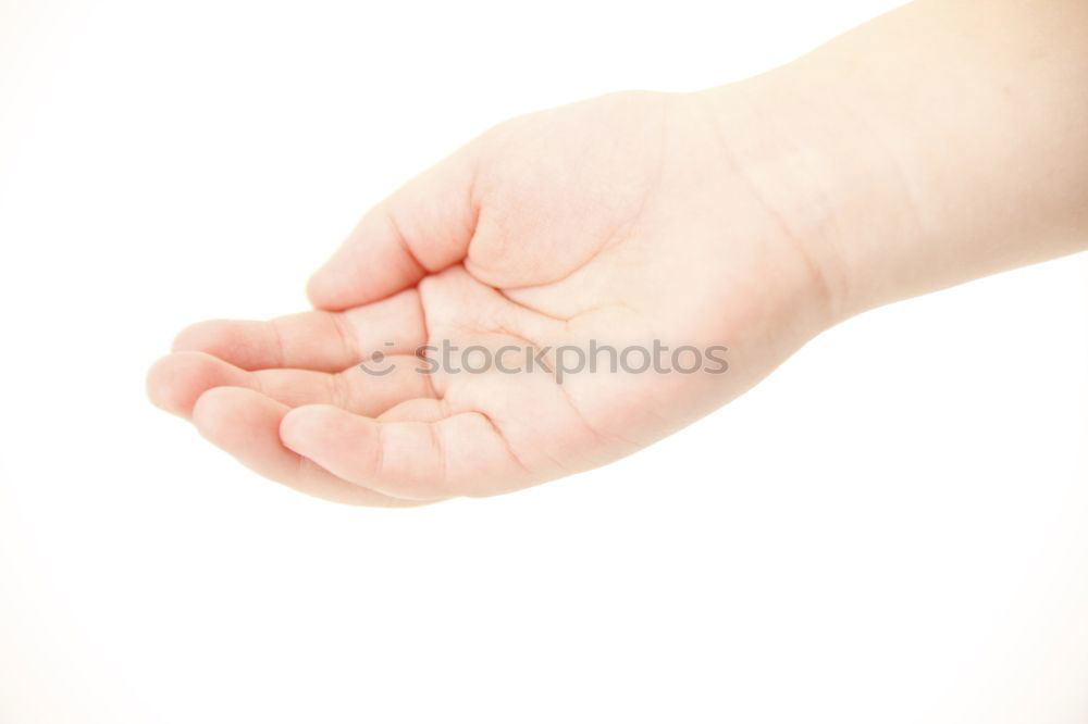 Similar – Image, Stock Photo baby hand Human being Baby