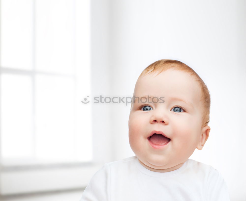 Similar – portrait of a beautiful baby girl at home. Family concept indoor