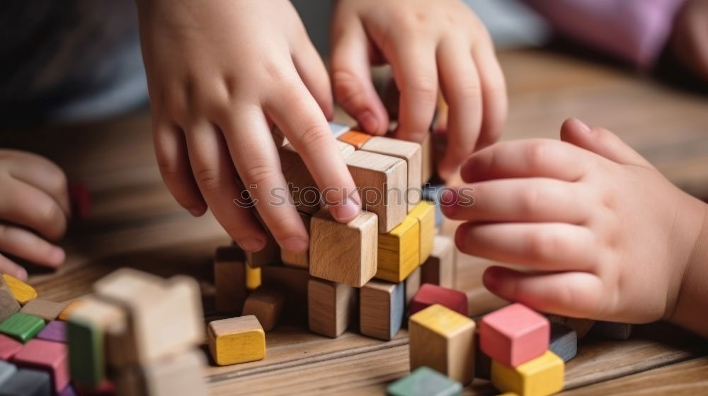 Similar – two beautiful sibling sisters playing at home