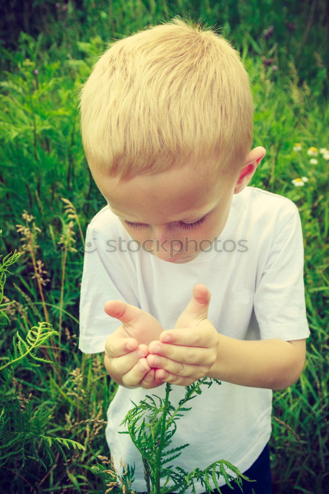 Similar – Image, Stock Photo Contact Feminine Child