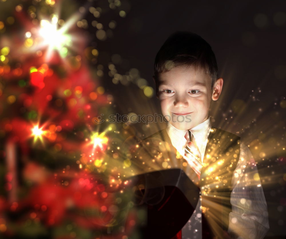 Similar – funny child at christmas