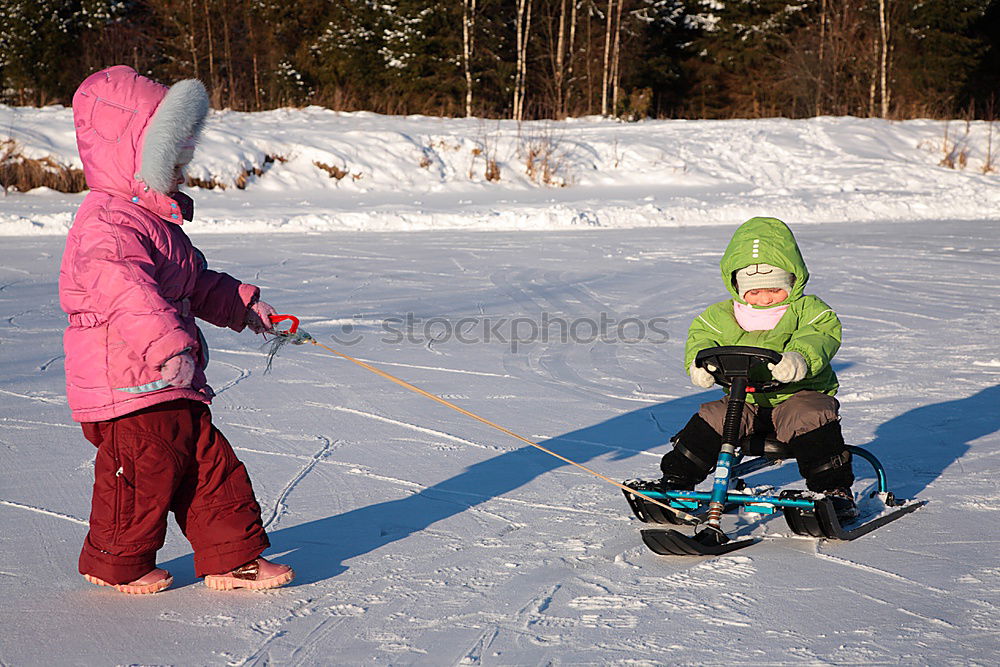 Similar – in deep snow Human being