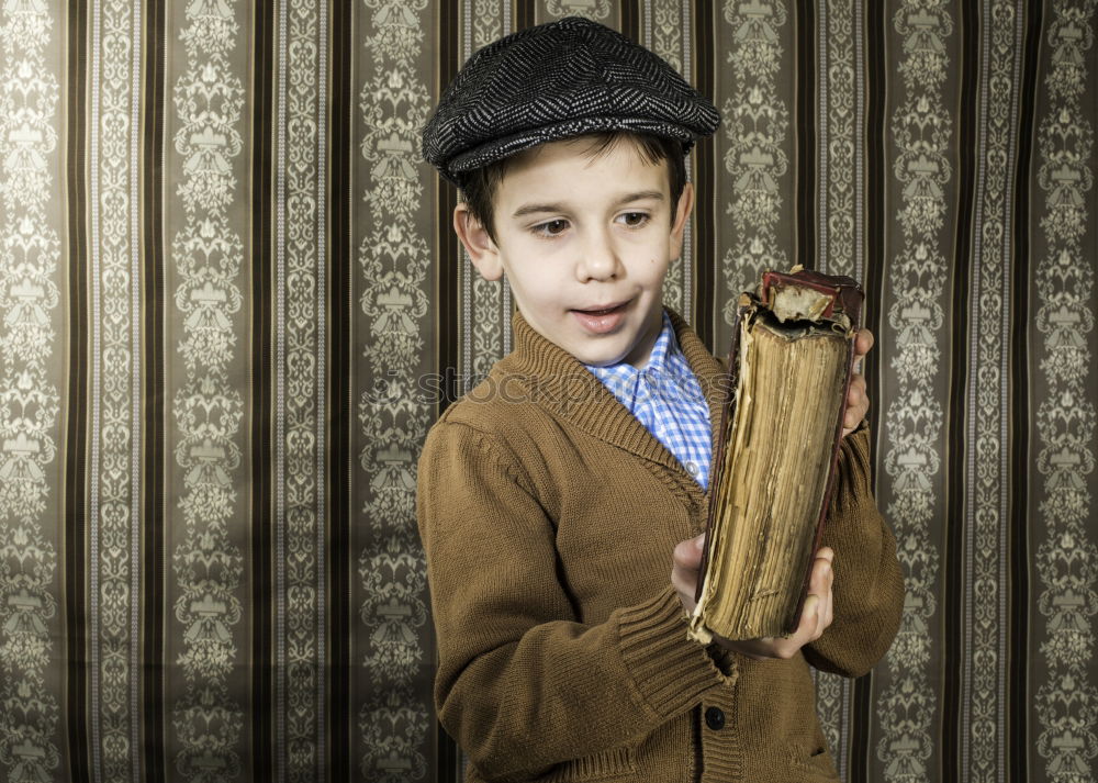 Similar – Image, Stock Photo Portrait in front of the door