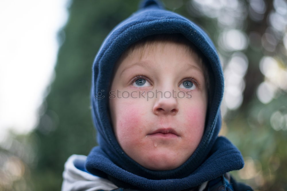 Image, Stock Photo pensive boy Lifestyle