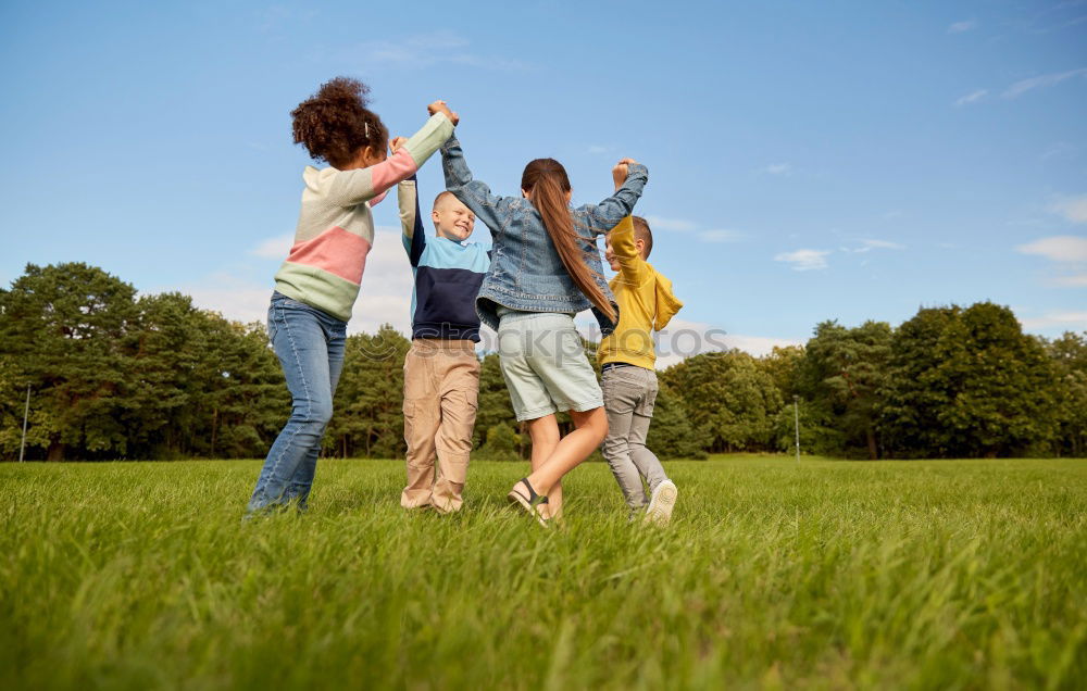 Similar – Image, Stock Photo Feet on the street in front of the meadow