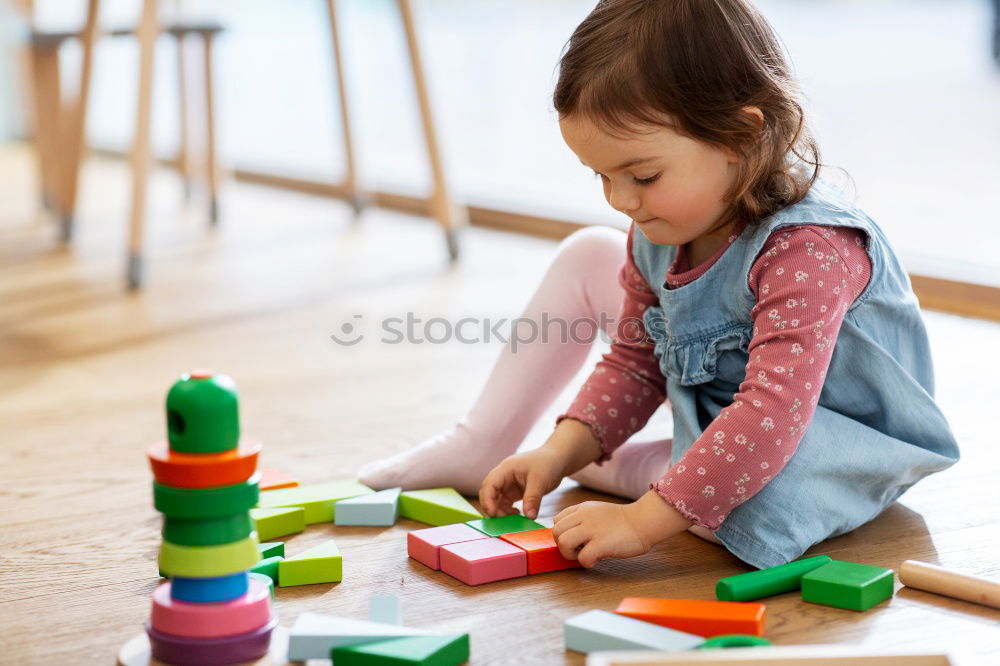 Similar – two beautiful sibling sisters playing at home