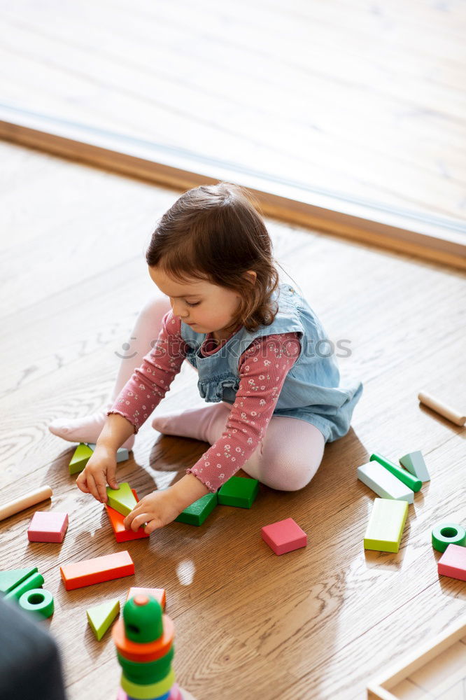 Similar – two beautiful sibling sisters playing at home