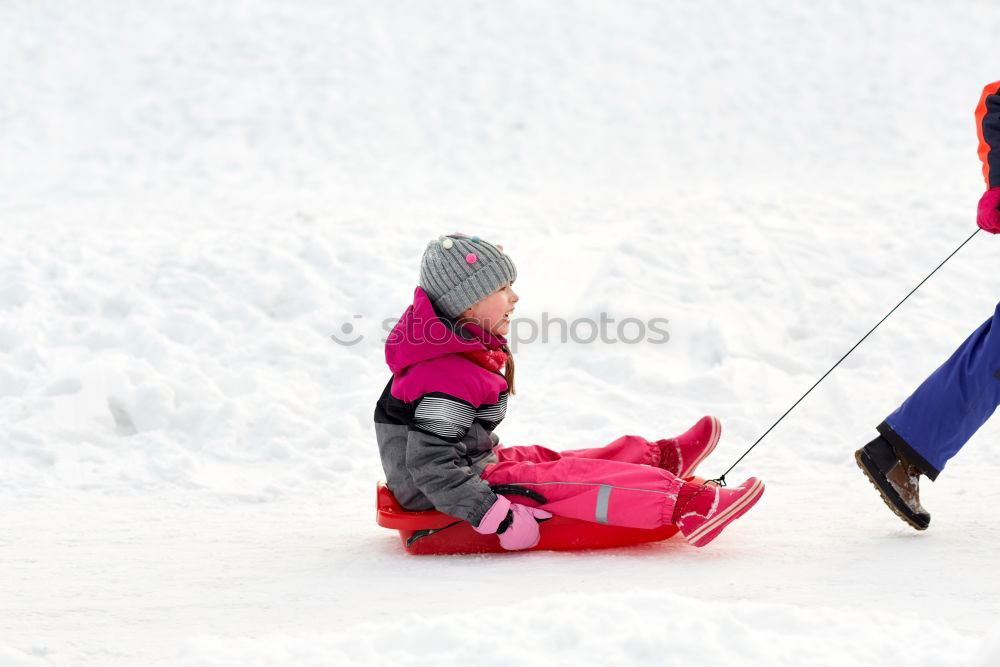 Similar – Family spending time together walking outdoors in winter