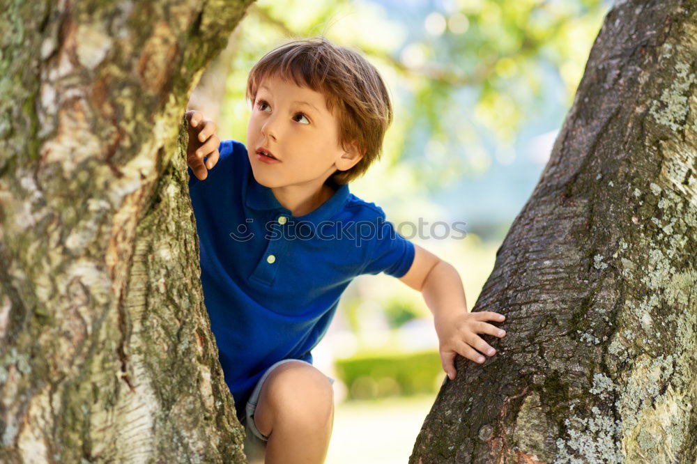 Similar – Little boy in the forest