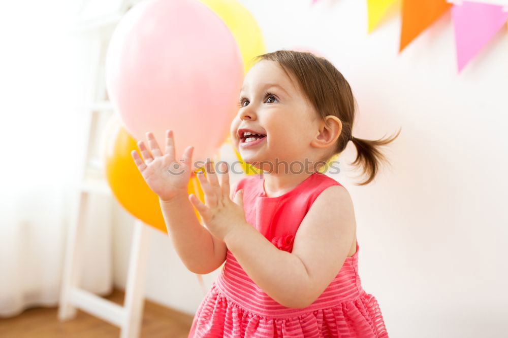 Similar – Image, Stock Photo Happy baby playing with toy blocks.