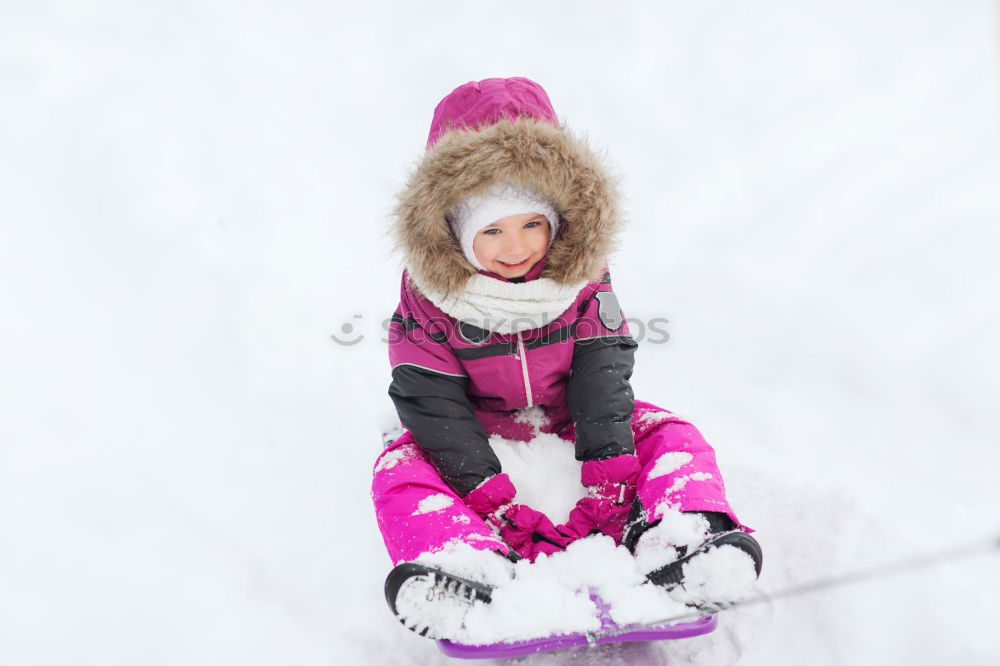 Similar – Family spending time together walking outdoors in winter