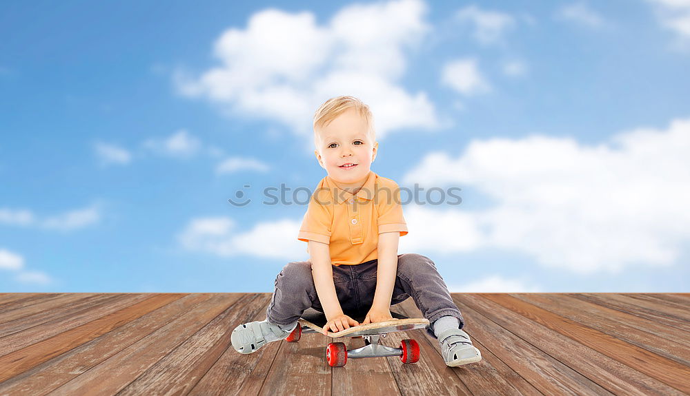 Similar – small baby climbing a ladder