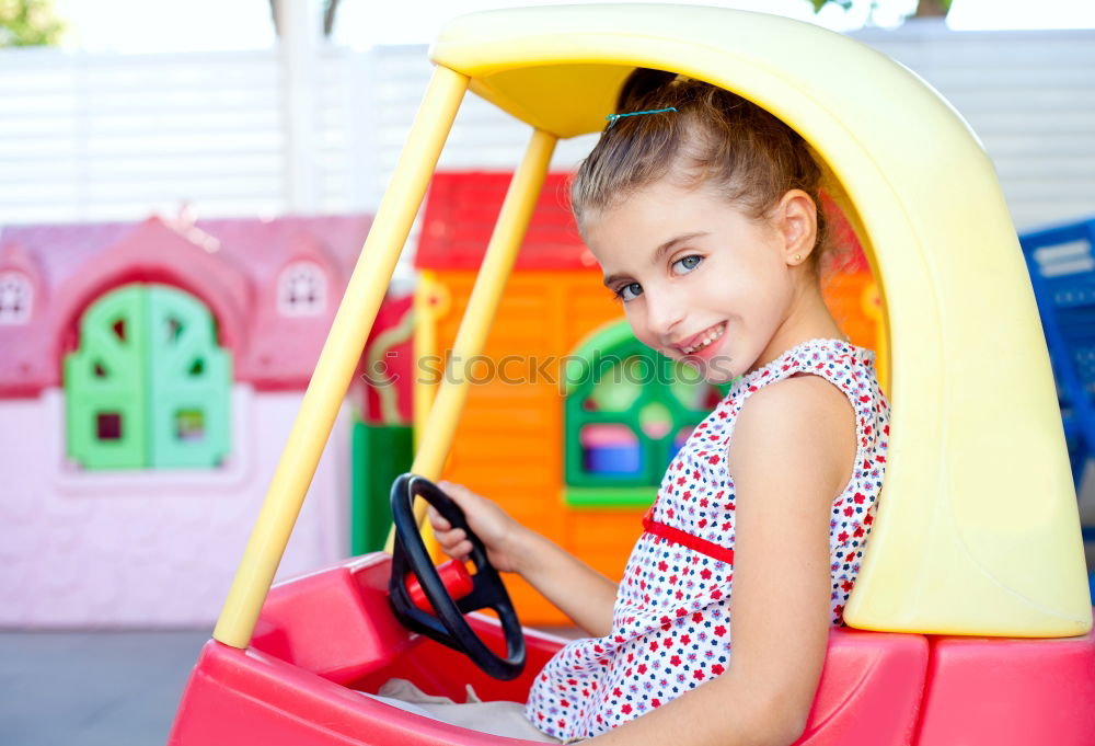 Similar – Image, Stock Photo Lovely little girl in a park