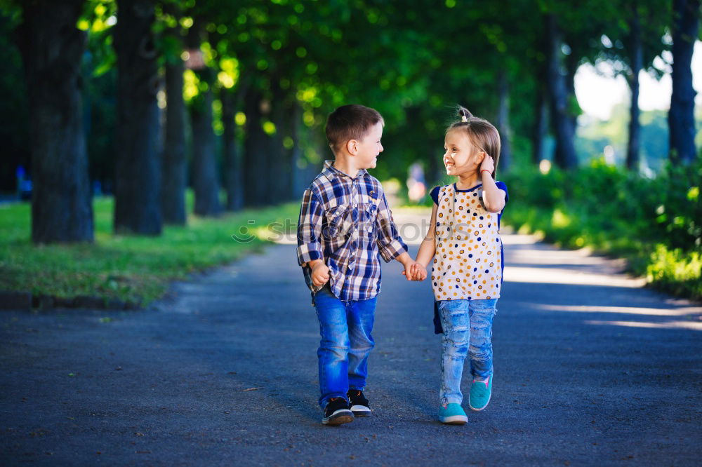 Similar – Image, Stock Photo Happy mother with her little daughter in Nature