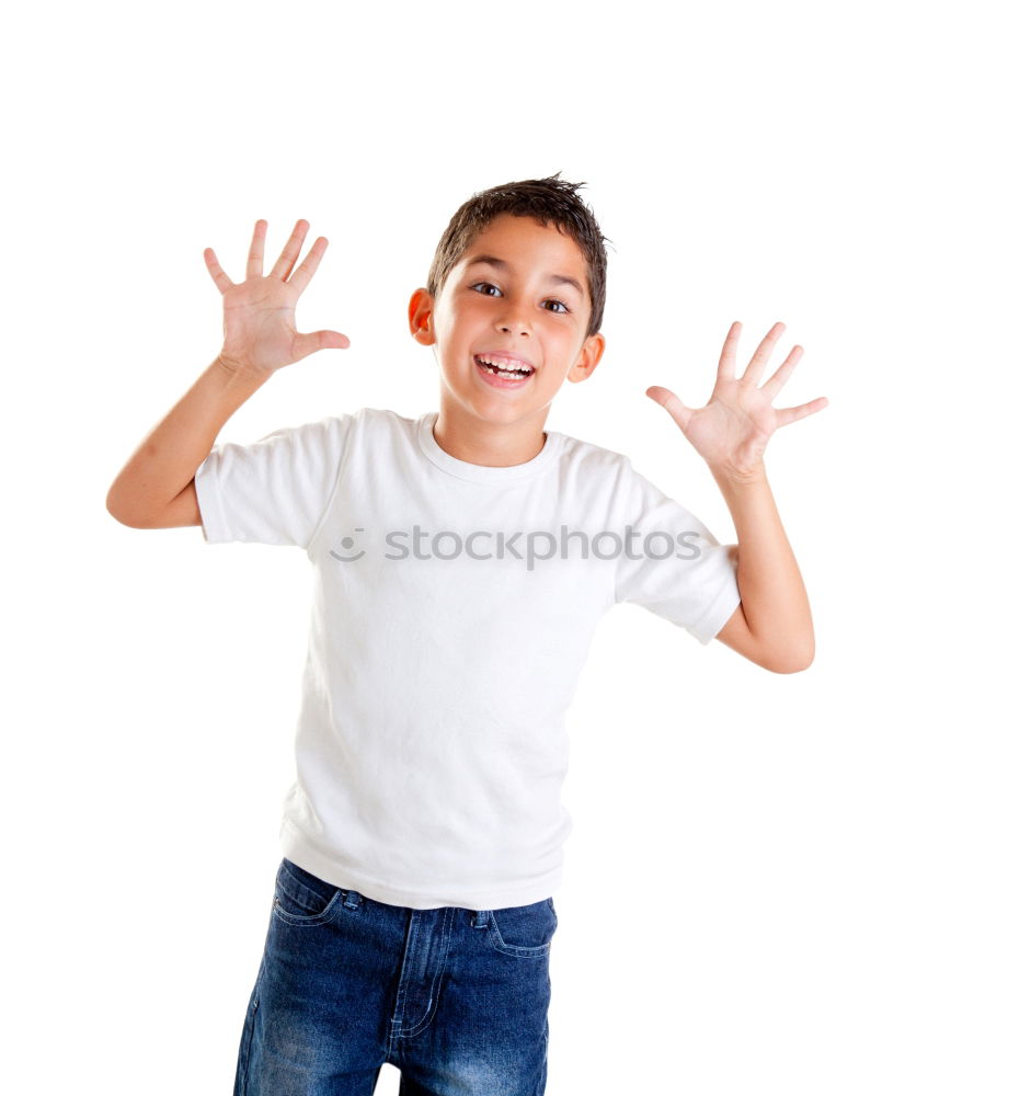 Similar – Boy With Red T Shirt