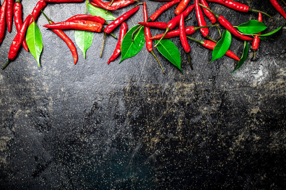 Similar – Image, Stock Photo Fresh red and spicy chilli peppers