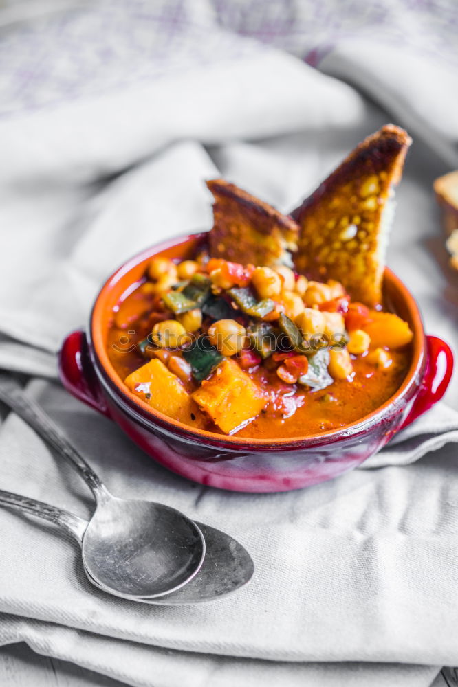 Similar – Image, Stock Photo Cooked vegetables of vigil potaje stew