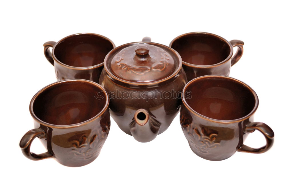 Metal cups in a shape of heart