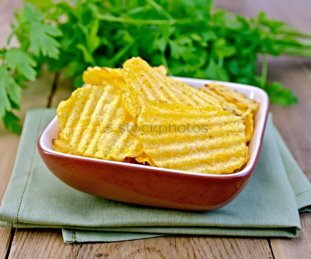 Similar – French fries salad Food