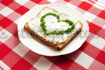 Similar – Image, Stock Photo love of bread and butter