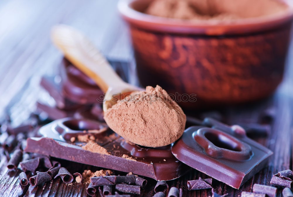 Similar – Image, Stock Photo Chocolate ice cream background