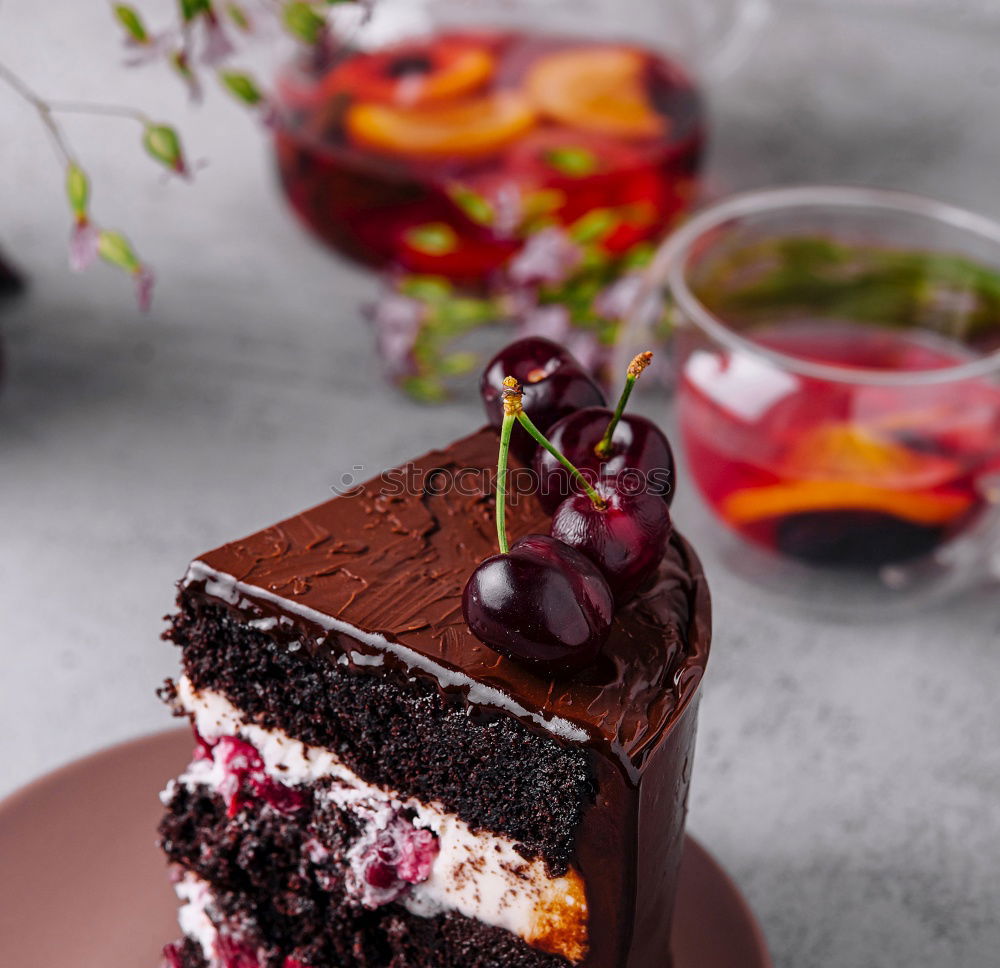 Similar – Image, Stock Photo Delicious chocolate cake