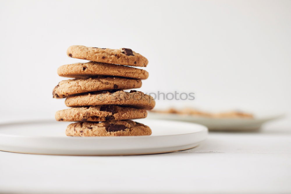 Similar – Image, Stock Photo Gingerbread cookies, candies, sweets in jars on wooden table