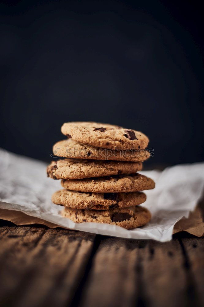 Similar – Image, Stock Photo Chocolate, coffee and vanila macarons