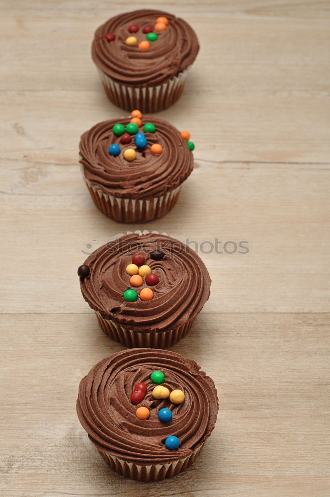 Image, Stock Photo chocolate muffins Food