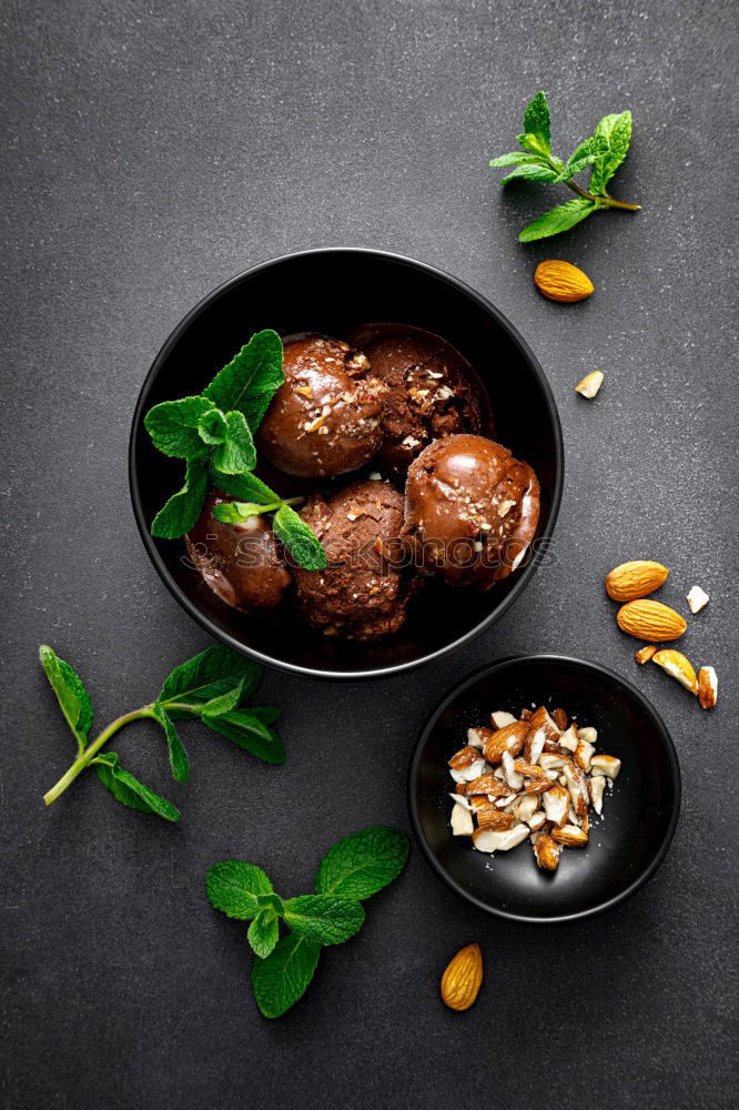 Similar – Image, Stock Photo Fried chestnuts in bowl on the kitchen table