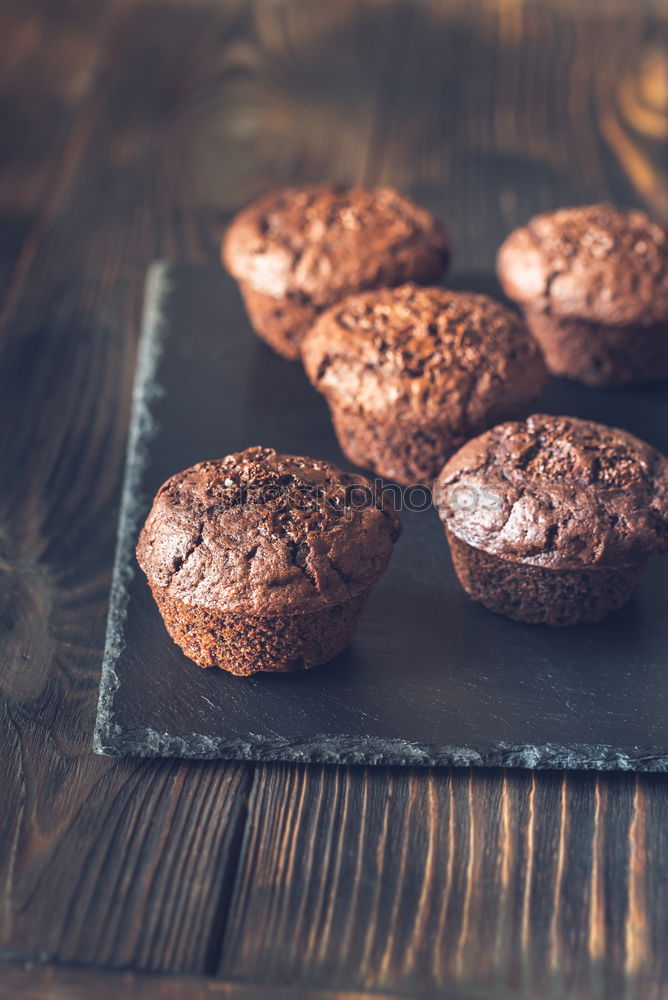 Similar – Image, Stock Photo homemade muffins walnut & chocolate