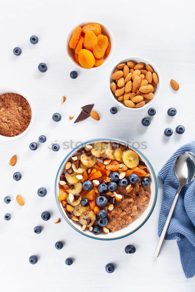 Similar – Image, Stock Photo Chia pudding parfait, layered with kumquat and granola