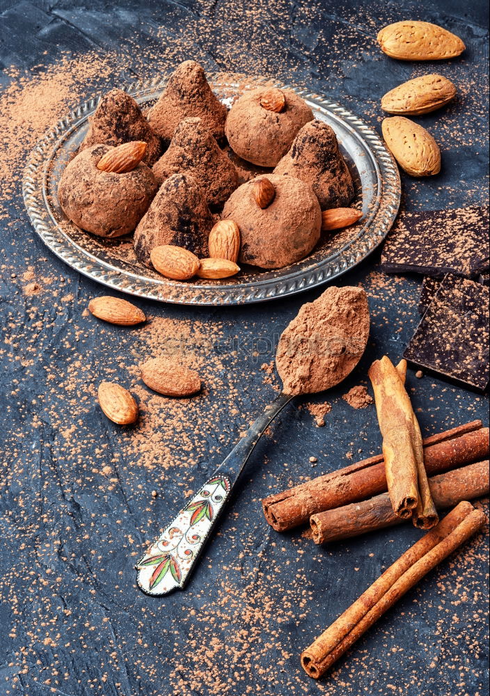 Similar – Image, Stock Photo chocolate ice cream with nuts