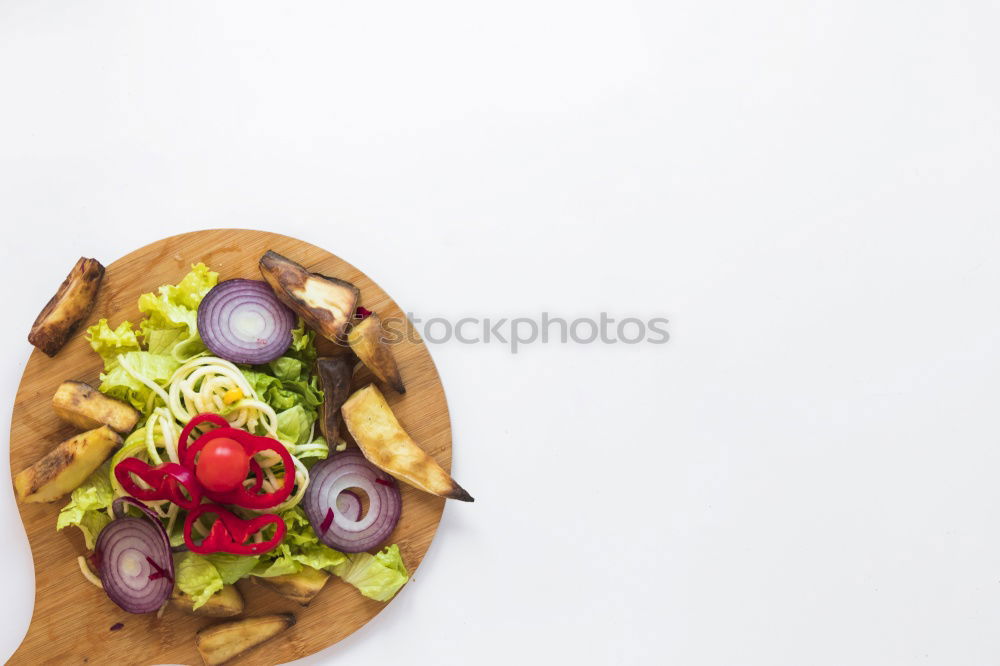 Colourful summer salad