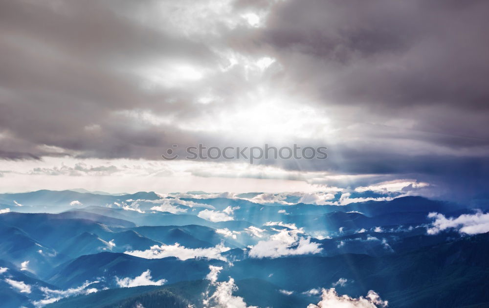 Similar – Image, Stock Photo godrays Mountain Water