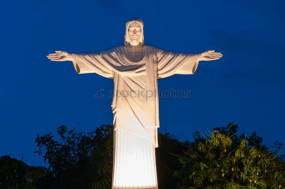 Similar – Image, Stock Photo Statue of Christ