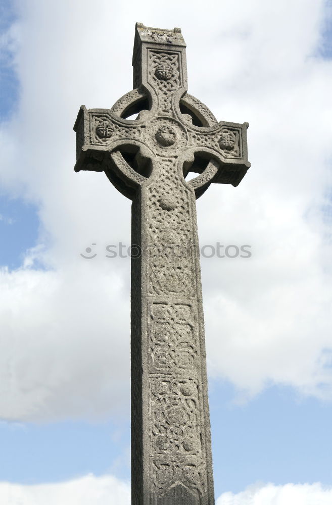 Similar – Image, Stock Photo Celtic tombstones in Cornwall