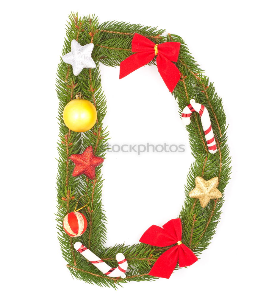 Similar – Image, Stock Photo Hand holding Christmas wreath