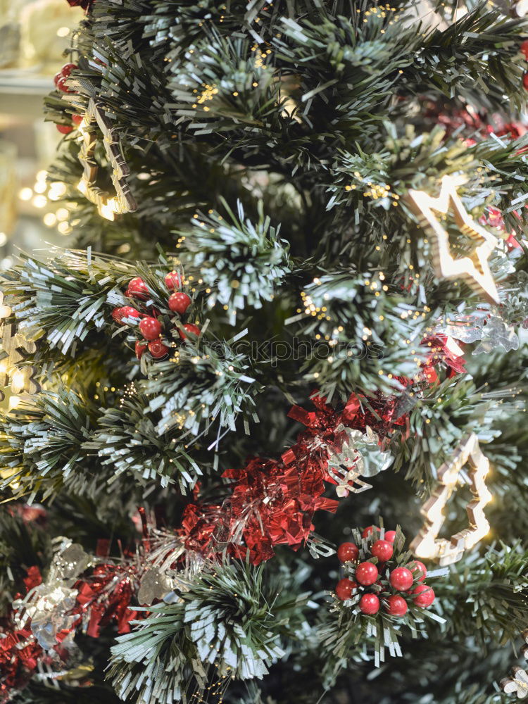 Similar – Image, Stock Photo Railings are embellished and wrapped with fir branches.festivities in Creußen