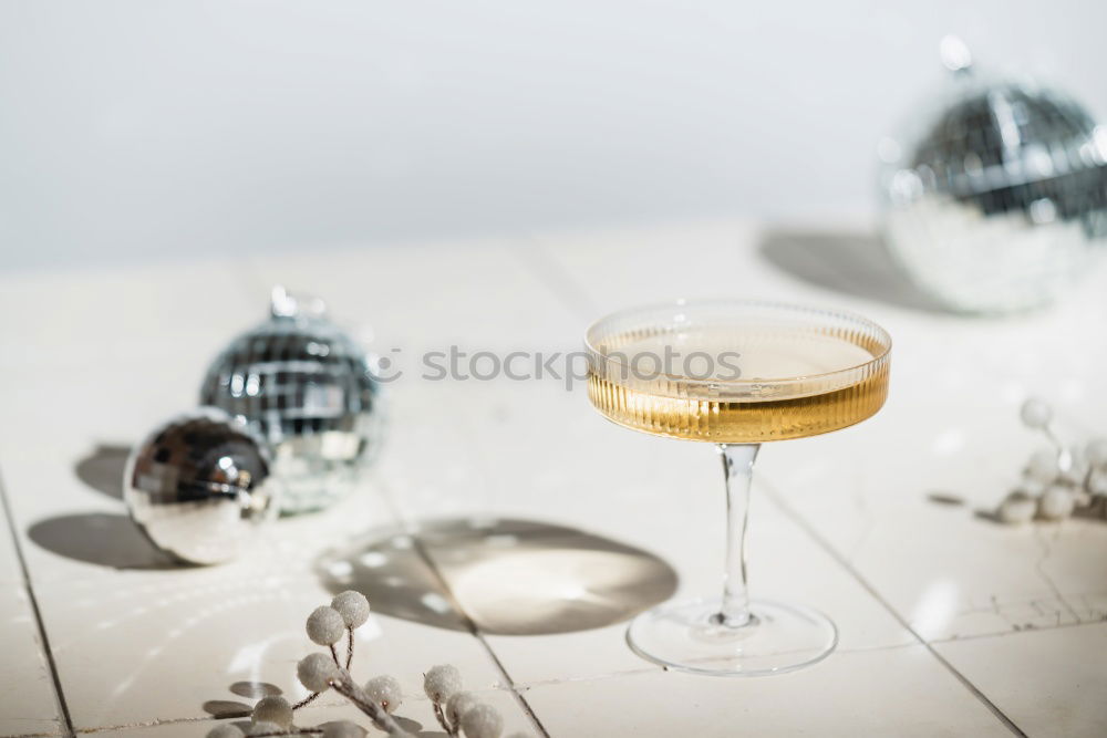 Similar – Glass of wine on wooden table