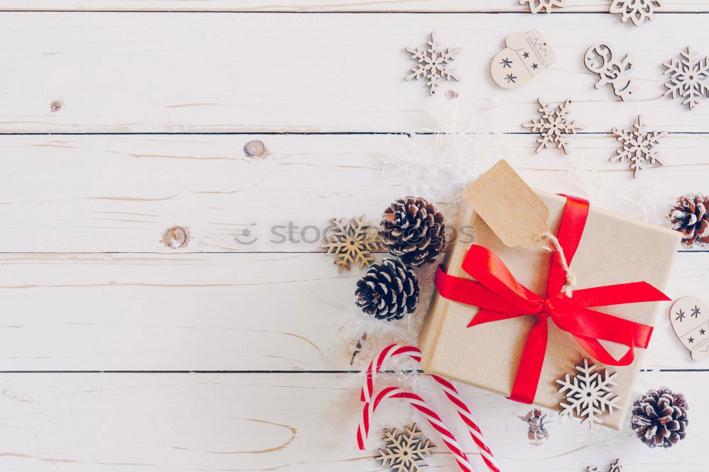 Similar – Image, Stock Photo Christmas gifts and natural ornaments