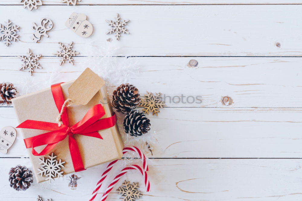 Similar – Image, Stock Photo Christmas gifts and natural ornaments