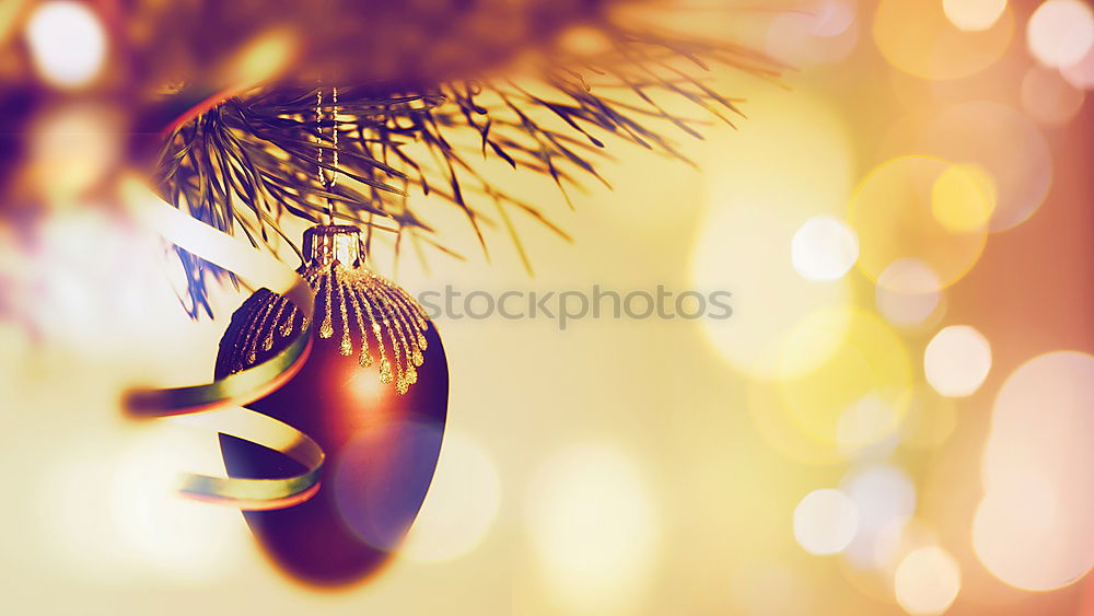 Similar – Image, Stock Photo Red Christmas ball Elegant