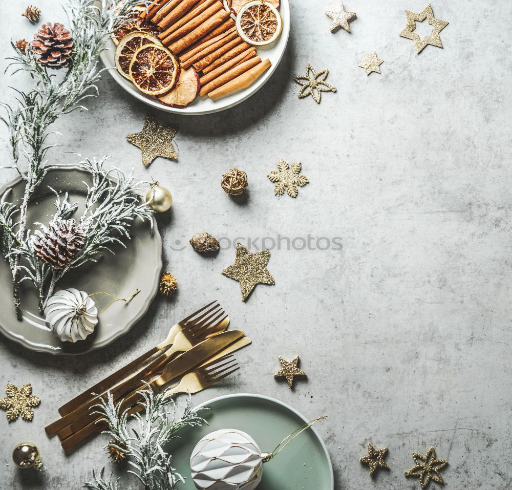Similar – Image, Stock Photo weekly planner or to do list with Christmas decorations