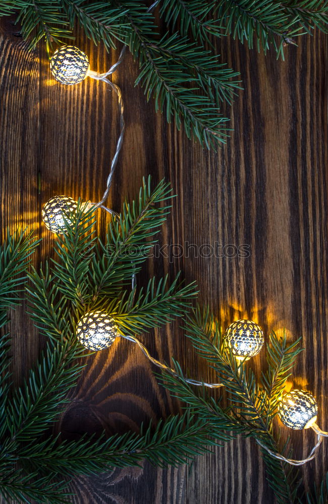 Similar – Image, Stock Photo Christmas fir shape Winter
