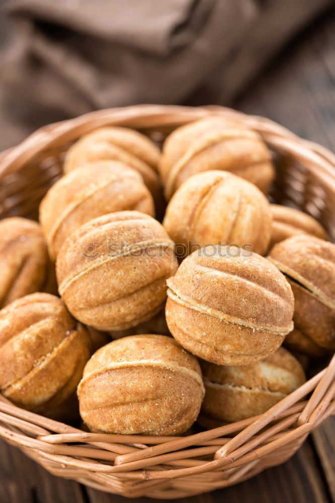 Similar – Italian Amaretti Biscuits In White Bowl