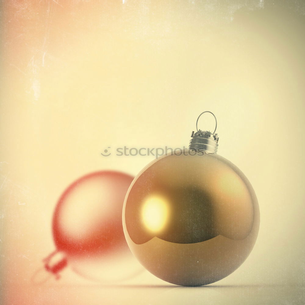 Similar – Image, Stock Photo Golden Hanging Christmas Ball